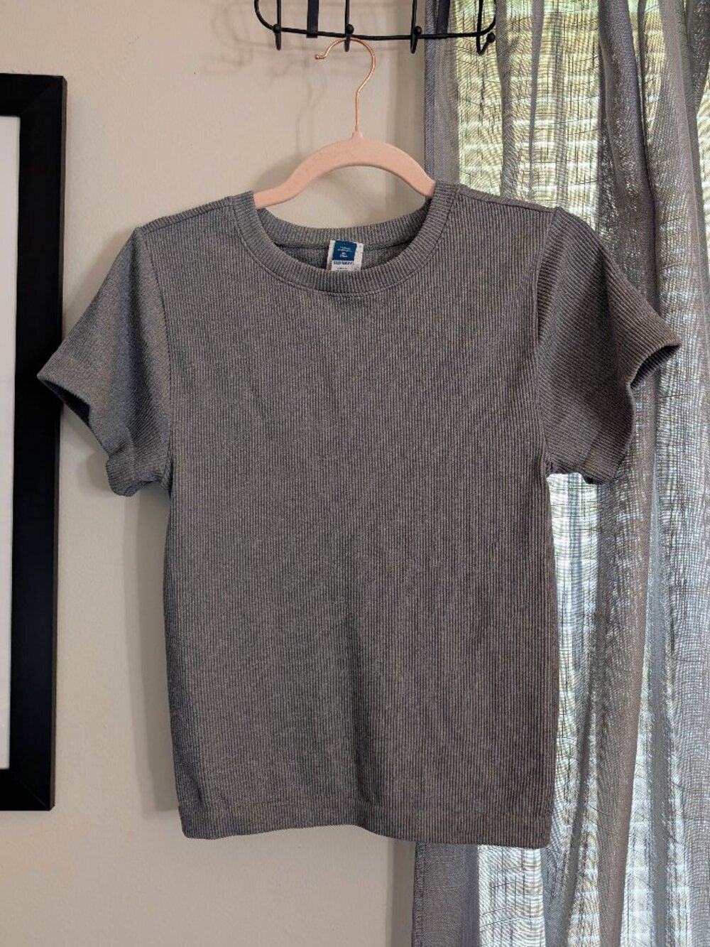 Old Navy Exhale Seamless Ribbed Crew Neck T-Shirt Size XL Tall